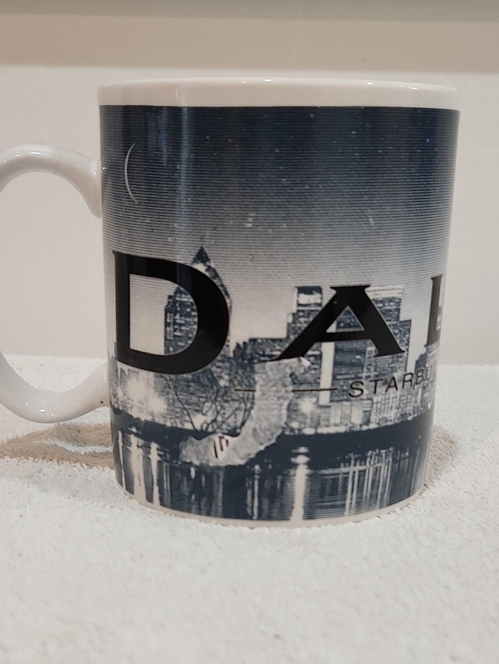 Starbucks Dallas Skyline Mug - Black & White